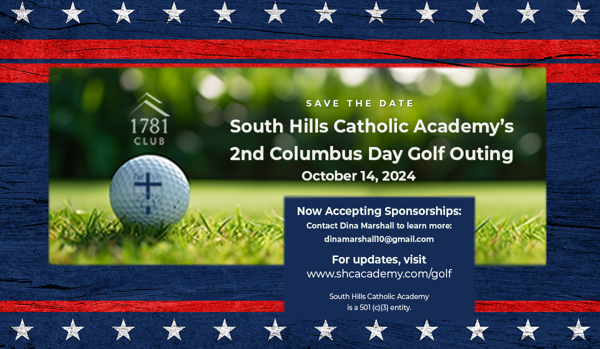 South Hills Catholic Academy Announces 2nd Annual Columbus Day Golf Outing Fundraiser